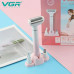 Женский триммер VGR V-611 с насадками (депилятор, электробритва, триммер) Женский триммер VGR V-611 с насадками (депилятор, электробритва, триммер)
