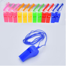 Свисток пластик, 4,5см, упаковка пакет 24шт, MS 4303