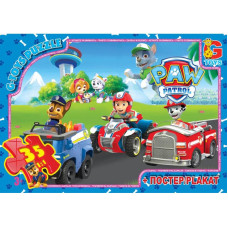 Пазлы из серии "Paw Patrol", 35 элементов, GP-PW0819 Пазлы из серии "Paw Patrol", 35 элементов, GP-PW0819