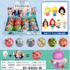 Іграшка " Принцеса+картки в кулі" 9,5см пластик, BT-8400-16