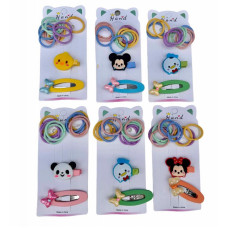 Набір для волосся защип + резинка, P13-2-23