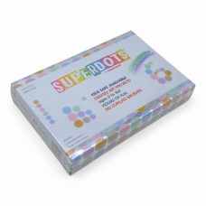 Крапкові маркери 6 кольорів, пастельні, золотий, срібний, обʼєм маркера 60 мл, в коробці