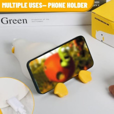 Нічник силіконовий Качка Lie in peace duck sleep Lamp