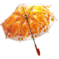 ПАРАСОЛЯ ТРОСТИНА "ЛИСТОЧКИ" висота - 81 см; діаметр - 84 см (СИНЯ)