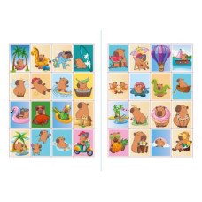 Книжка-раскраска со стикерами "Праздник капибары"