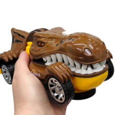 Машина "Крокодил" с дымом, светом и музыкой, в коробке ZR192-3 р.22*8,8*10,4см