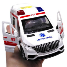 Машина инерционная озвучена, со светом (СКОРАЯ ПОМОЩЬ)