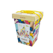 Дитячий конструктор "Cubika 1"/Wooden blocks construction kit «Cubika 1»