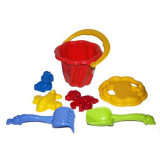 Песочный набор "Ромашка" №1 (красный)