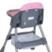 Стульчик для кормления M 5722 Lilac до 20 кг, складной, 5-ти точечный, экокожа