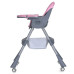 Стульчик для кормления M 5722 Lilac до 20 кг, складной, 5-ти точечный, экокожа