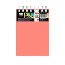 Блокнот А6 В-БП6-80(Orange) 80 листов, пружина сверху