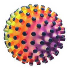 Детский шипастый мяч RB26524(Blue-2) резина, 90 грамм