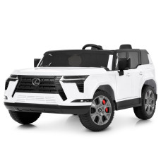 Детский электромобиль Джип M 6409EBLR-1 до 30 кг, белый