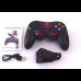 Беспроводной Bluetooth джойстик Gen Game V8 Чёрный с красным