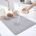 Коврик для сушки посуды антискользящий 30×30 см, влаговпитывающий и абсорбирующий, настольный кухонный коврик из полипропилена, се