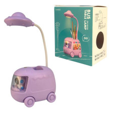 Настільна лампа "АВТОБУС З СІНАМОРОЛ", акумуляторна, фіолетова, 118A-BJJ-PURPLE Настільна лампа "АВТОБУС З СІНАМОРОЛ", акумуляторна, фіолетова, 118A-BJJ-PURPLE