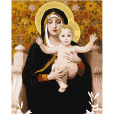 Картина по номерам "Мадонна с лилиями" ★★★★