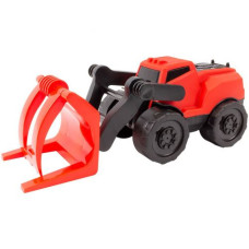 Машинка пластиковая "Погрузчик", красный