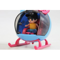 Вертолет с куклой "Little Pilot" (голубой)