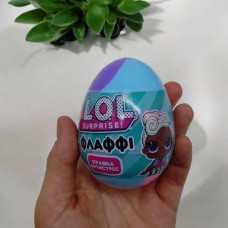 Флаффи слайм в яйце Lovin L.O.L. Surprise! 140 мл, микс видов, 1 штука