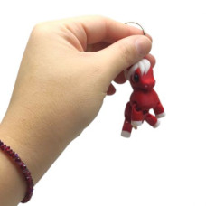 Брелок 3D друк "Конячка/Поні" червоний Брелок 3D друк "Конячка/Поні" червоний