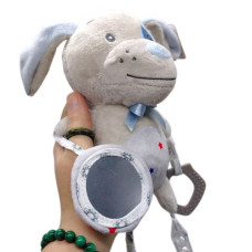 Погремушка МЯГКАЯ (СЕРЫЙ ПЕСИК)