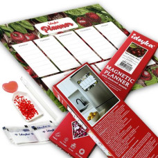 Планер на магнитной основе с алмазной мозаикой "Маки" 32х40 см