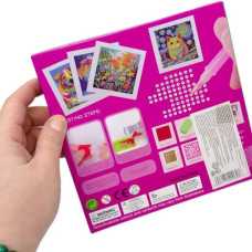 Алмазная мозаика (стразы, инструменты, рамка) в коробке: 17,5х17,5 см