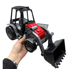 Трактор Мастер с ковшом, Tigres (КРАСНЫЙ)