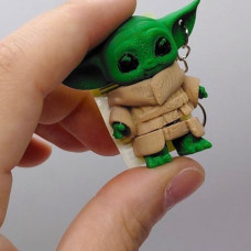 3D Брелоки "HERO BABY YODA Star Wars / ЙОДА МАЛЕНЬКИЙ Звездные войны", Keychain, 3D печать