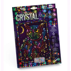 Набор для креативного творчества "CRYSTAL MOSAIC", "Филин" Набор для креативного творчества "CRYSTAL MOSAIC", "Филин"