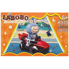 Детский конструктор Summer holiday LABUBU K973A-6, 39 деталей