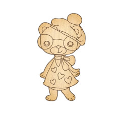 Заготовка броши для раскрашивания 