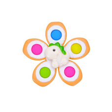 Детская погремушка-спинер с мягкими кнопками Детская погремушка-спинер с мягкими кнопками