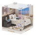 Конструктор-румбокс Гостиничный номер Mini House 8038-MH серии 
