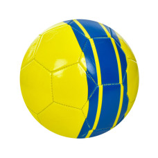 Мяч футбольный EV-3381(Yellow) размер 5, ПВХ 1,8 мм, 300-320 г