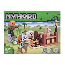 Конструктор детский Майнкрафт Grass 3129-1 пластик, 111 деталей