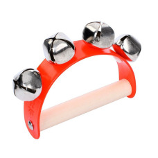 Деревянная игрушка Бубонцы MD 0808(Red) красный, размер 10 x 6,5 см