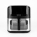 Аэрогриль Rainberg RB 2342 4800W аэрофритюрница безмасляная для приготовления без масла с 2 Тенами 12,5 л и сенсорным управлением