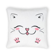 Подушка декоративная Котик FWPPILLOWCAT22WT0, 12 см