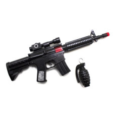 Автомат-трещотка "M16" с гранатой