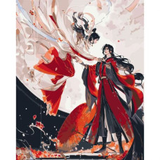 Картина по номерам "Благословение небожителей. Аниме" 40х50 см
