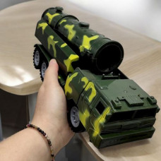 Машина военная, инерционная, стреляет пластиковыми мячиками