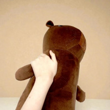 Мягкая игрушка обнимашка капибара 70 см.