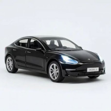 МАШИНА 1:24 Tesla model 3 (ЧЕРНАЯ)