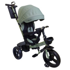 Велосипед детский трехколесный MT 1001-1 Frost Green с родительской ручкой Велосипед детский трехколесный MT 1001-1 Frost Green с родительской ручкой
