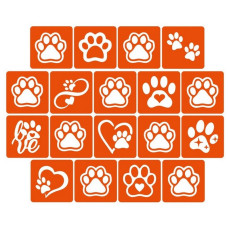 Набор трафаретов для био-тату 