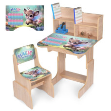 Детская Парта N 2071-27-3 высота 3 положения, со стульчиком