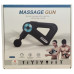 Электрический перкуссионный массажер триггерных точек Massage Gun 8891 9 насадок для ног, спины, шеи Черный с